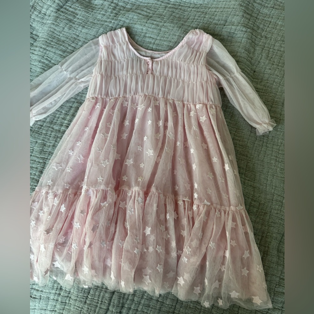 NANDUCKET Pink Starry Tulle Dress